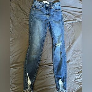 Kancan jeans size 1/24 distressed brand new condition